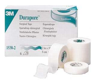 Durapore Cinta de tela Universal Descripción Durapore es una cinta quirúrgica tipo seda, hipoalergénica y libre de látex que permite un corte bidireccional (longitudinal y transversal), incluso con