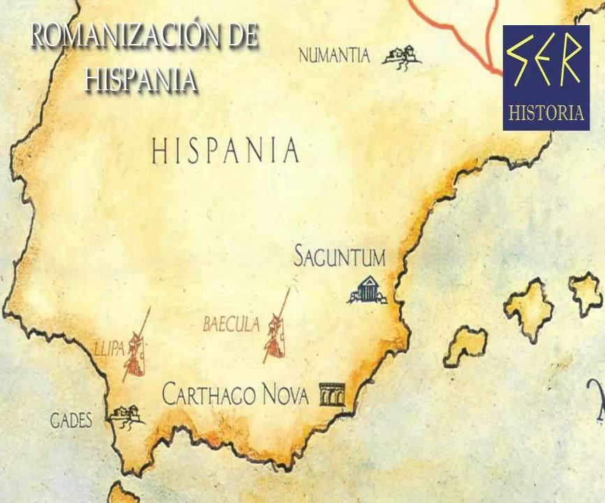 Los romanos llegaron a España en el siglo II antes de Cristo. Trajeron su civilización más avanzada, sus costumbres y su lengua: el latín.