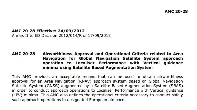 20-28 Aprobación de Aeronavegabilidad y Criterio Operacional relacionado