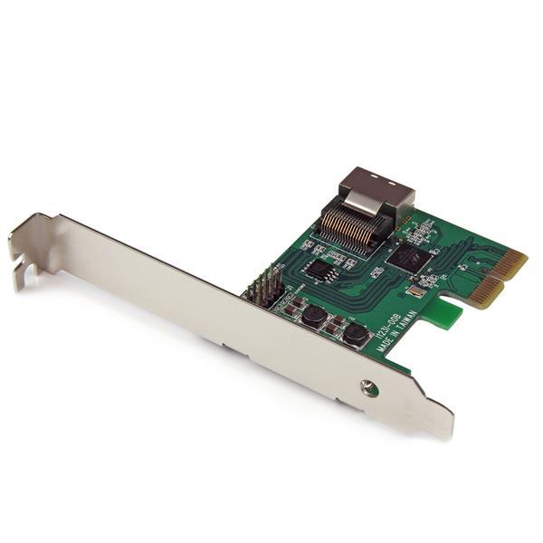 Tarjeta Controladora SATA III 6Gbps PCI Express SFF-8087 Mini SAS msas Interno isas con HyperDuo Product ID: PEXSAT34SFF La tarjeta controladora PCI Express 2.