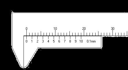 En la zona 1, se miden espesores y diámetros exteriores. En la zona 2, se miden diámetros interiores.