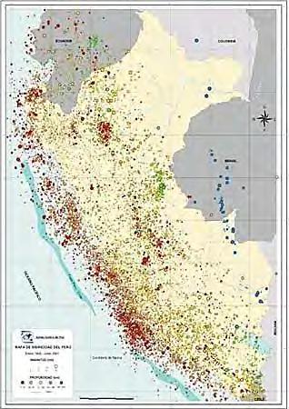 CAPÍTULO II Cordillera Andina, con sismos menores en magnitud y frecuencia.