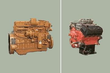 Comparación de los Motores Diesel y Gasolina 1. En el Motor Diesel, sólo entra aire a la cámara de Combustión. 2.