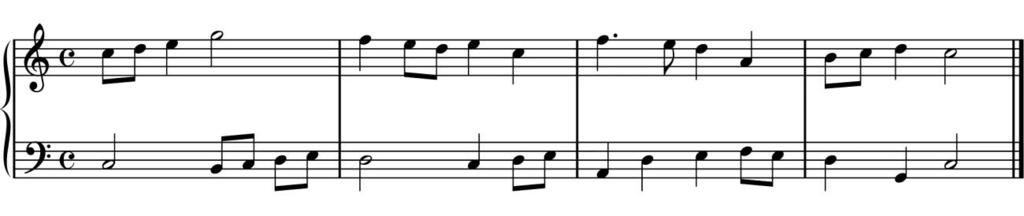 3.- Afinar tres intervals consecutius sense referència tonal (2a major, 2a menor i 3a disminuïda. a partir de la nota donada: 2a M. ascd./ 3a dism. ascd./2a m. desc. 4.- Donat l acord de 1r.