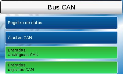 Bus CAN Bus CAN La red CAN permite la comunicación entre los aparatos de bus CAN.