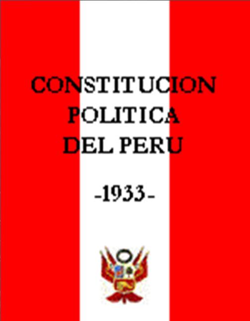 CONSTITUCIONES POLITICAS Constitución Política del Perú - 1933 El Estado las identifica como Comunidades de Indígenas que tienen existencia legal y personería jurídica.(art.