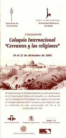 3.13. Coloquio internacional: Cervantes y las