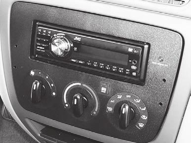 INSTALLATION INSTRUCTIONS FOR PART 99-5717 APPLICATIONS Ford/Mercury 2004-2007 99-5717 KIT FEATURES ISO DIN head unit provisions Incorporates passenger air bag on/off light and factory climate
