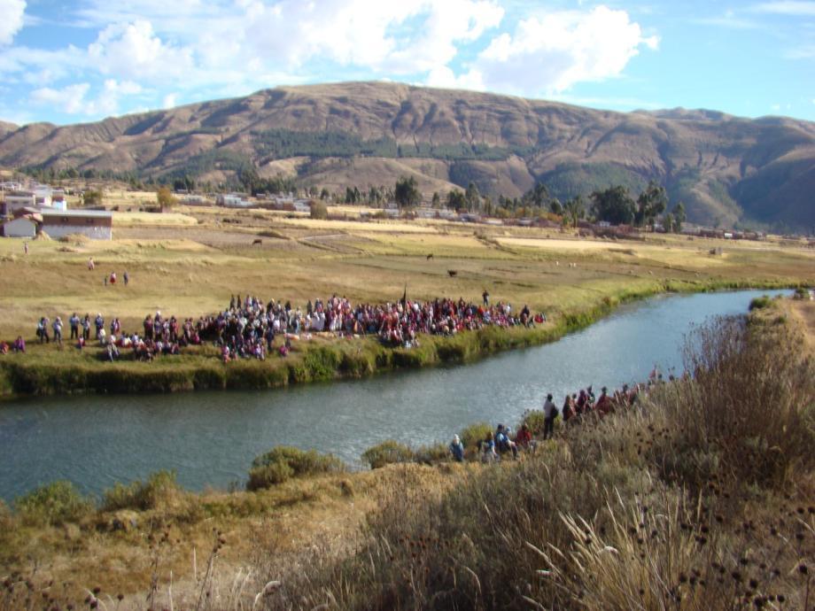 Río Sagrado de Vilcanota que atraviesa el Valle donde se encuentran las