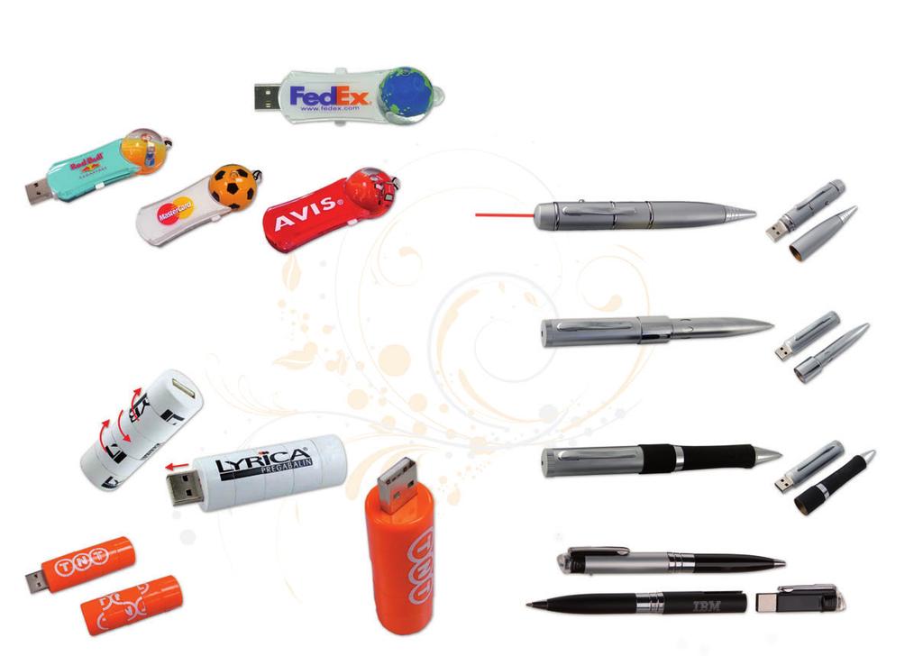 49 Bolígrafos Bolígrafos Gamma de bolígrafos con memoria Con puntero laser BOL1801 Medidas: