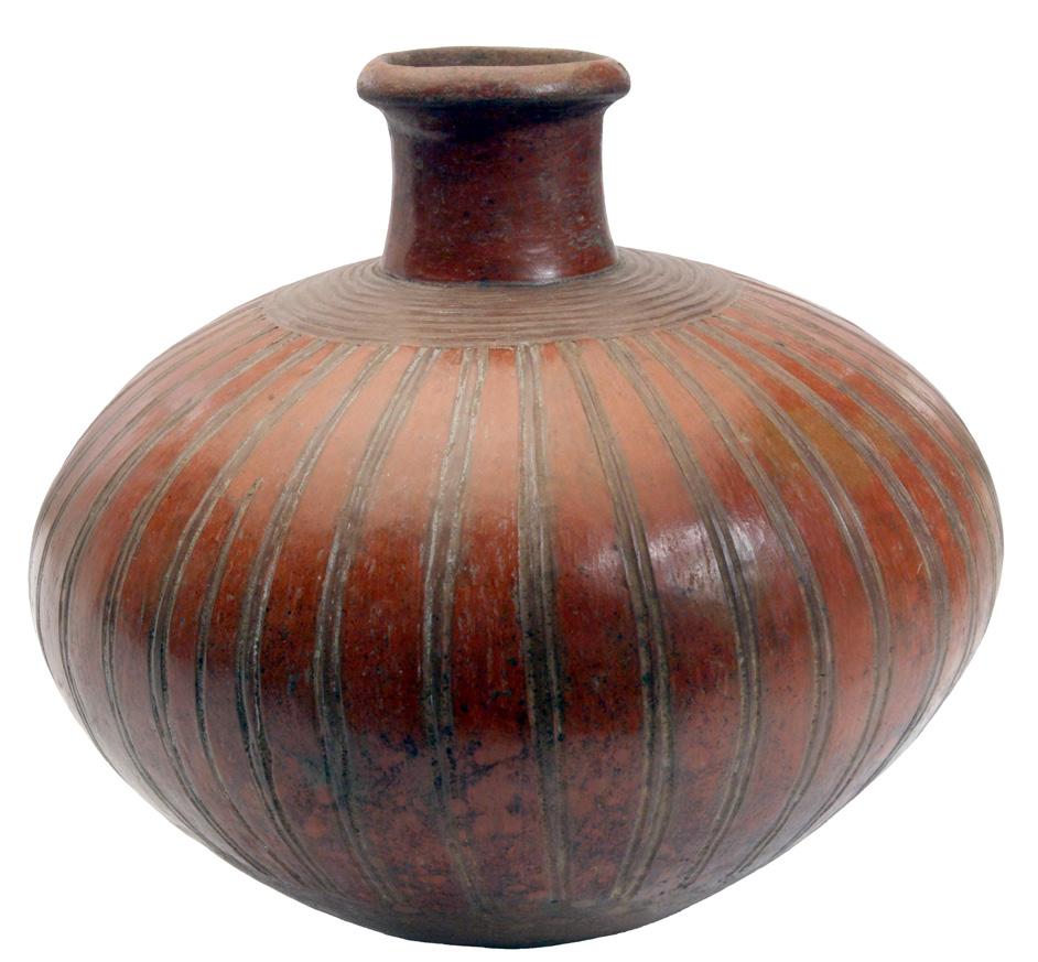 Vasija en cerámica con forma