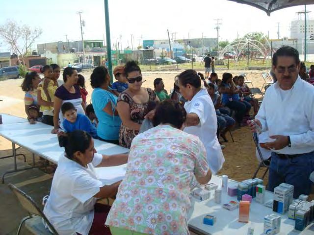 Se realizaron consultas médicas, vacunación y atención psicológica. Durante el evento se contó con el apoyo y la participación de líderes de los comités de salud de la localidad.