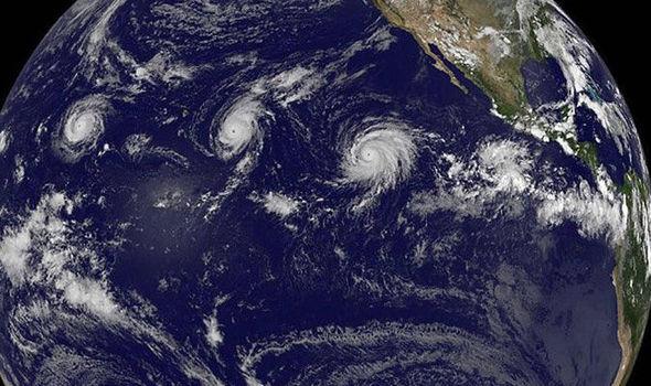 Temporada 2017 Ciclones tropicales océano Pacífico 17 tormentas con nombre, 10 serían huracanes y 4