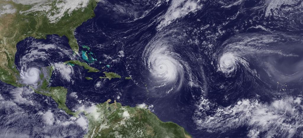 Temporada 2017 Ciclones tropicales océano Atlántico 15 tormentas con nombre, 5 serían huracanes y 2
