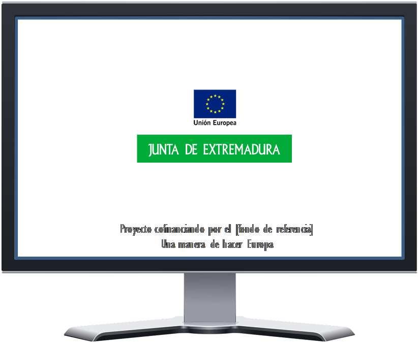 APARICIÓN SIMULTÁNEA. PUBLICIDAD EN MEDIOS AUDIOVISUALES En los audiovisuales (cine, video, televisión) el emblema y referencia a la Unión Europea se utilizará en su versión en color.