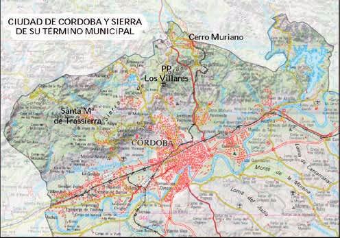 El término municipal de Córdoba El término municipal de Córdoba, con algo más de.250 km 2, es el más extenso de Andalucía.