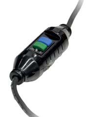 Enchufe de seguridad PRCD: Protección FI integrada en el cable. Escobillas autodesconectantes: efi ciente protección del motor.