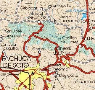 suave y un frente a vialidad Carretera Pachuca-Mineral del Monte, desviación a mineral del Chico