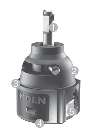 DuraLast En 1937, Moen inventó un cartucho mezclador que condujo a la creación de la llave monomando.