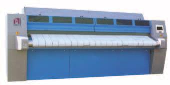 LACERTA Plegadoras compactas: prendas medianas y grandes NEW LYRA 100 y 102 - Plegadora con ancho de trabajo de 3.000 o 3.300 mm. - Velocidad regulable hasta 35 m./min.