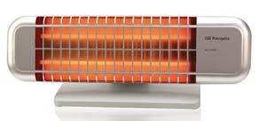 Orbegozo BP3100 2 potencias: 500/1000W 2 barras de cuarzo Emisión instantánea de calor