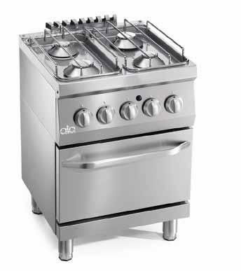 Cooking equipment Cocinas a gas Serie 600 AT.