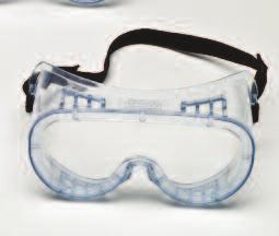 El goggle Flexi-Chem iv, tiene un lente de acetato para una mejor resistencia contra salpicaduras de químico y es flexible para asegurar su ajuste.