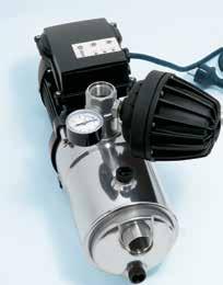 Tecnoplus 15 Presurización Grupos para el suministro automático de agua a presión Bomba centrífuga horizontal multietapa con regulación electrónica de variación de velocidad y sensor de presión
