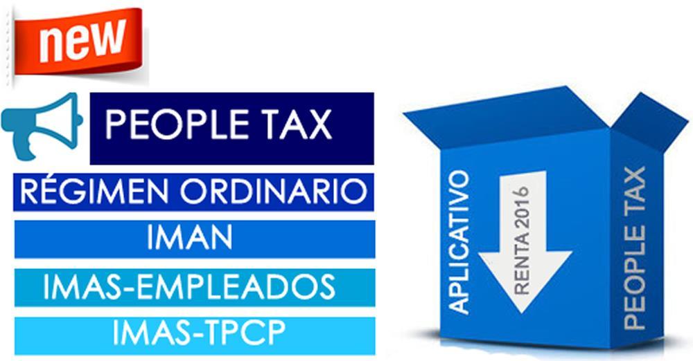 Esta cartilla es un complemento de la herramienta PEOPLE TAX People Tax es un aplicativo diseñado bajo Excel que le ayudará a la elaboración de la declaración de renta de personas naturales no