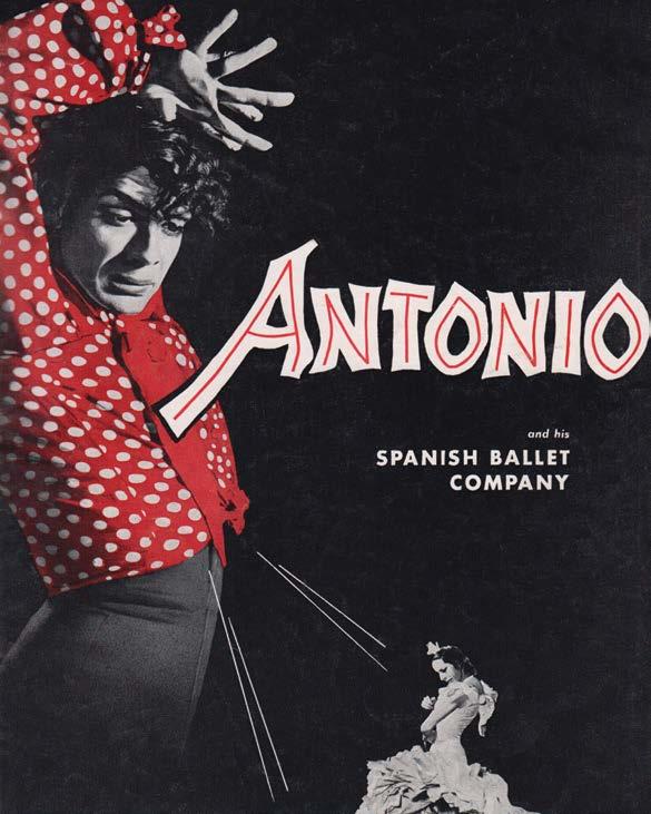 < Cartel de Antonio y su Ballet