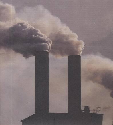 Cuáles son las causas del cambio climático? Emissiones de CO2 por la industria, el transporte y la deforestación.