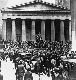 EL CRACK DEL 29, la quiebra de Wall Street A principios del septiembre de 1929, las subidas en la bolsa tocaron techo.