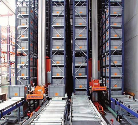 Cargas ligeras Depósitos automáticos para cajas 3 Total automatización de entradas y