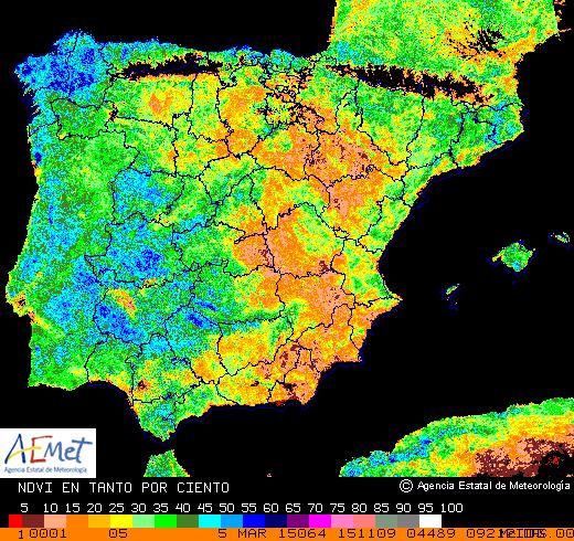 Evolución de la situación en el Ebro Situación meteorológica: Desde el día 4 de marzo las precipitaciones en el norte de España empezaron a remitir estando, a partir del día 6, toda España bajo la