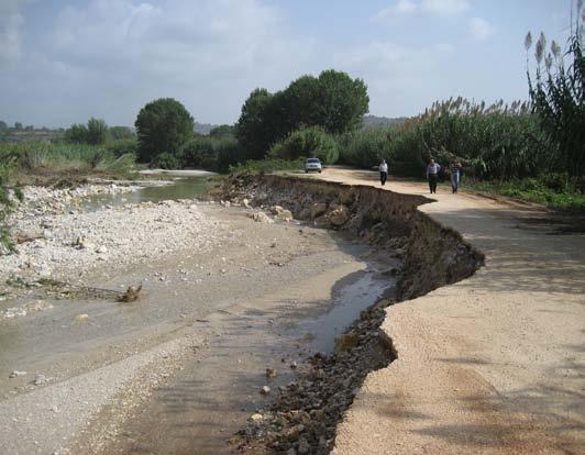 104 Como consecuencia del temporal de lluvias sufrido en la zona de la Vall d Albaida durante
