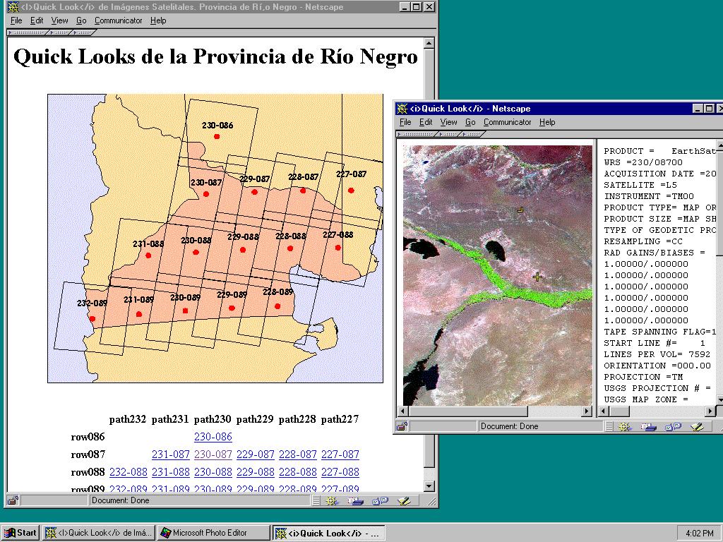 Sistema de Información Geológica de Río Negro Sistema
