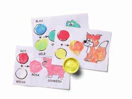 PINTAR, JUGAR, APRENDER Cajas de pintura para jugar MUCKI Una experiencia compartida para pequeños y adultos: los niños aprenden cómo usar y mezclar colores de una forma divertida.