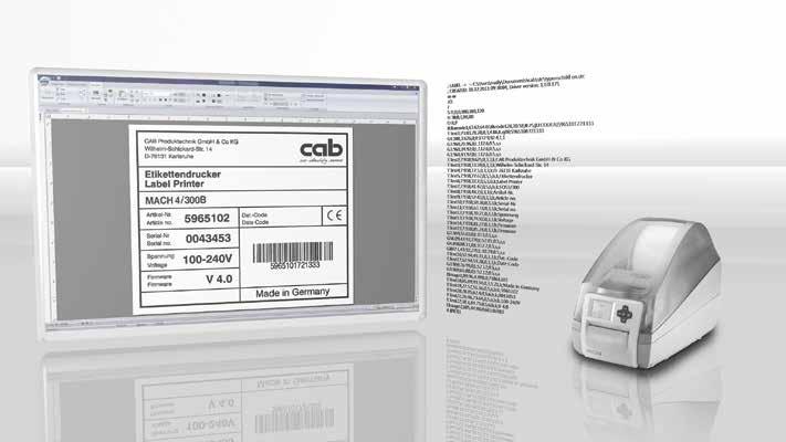 Software de diseño de etiquetas cablabel S3 11.