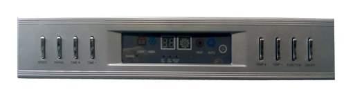 Panel de control + mando frío industrial Potencia frigorífica: 10/15 KW Tensión: 230V 50Hz Potencia calorífica: 15/18 KW Caudal de aire max: 2.040 m 3 /h Potencia eléctrica absorbida: 260 W Temp.