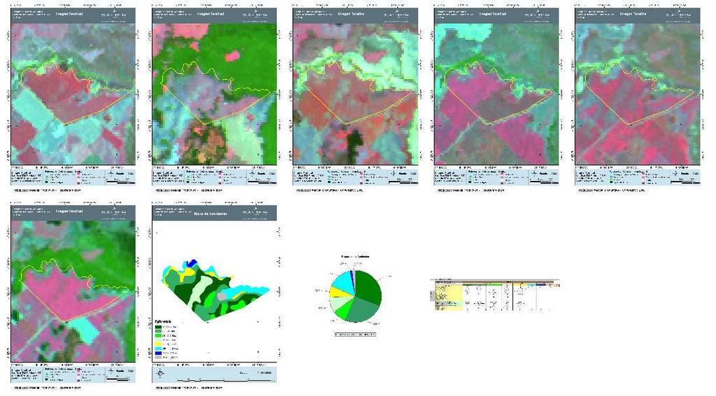 Imágenes Satelitales (Makro-A) Mapeo de riesgo y potencial según Imágenes satelitales: A partir de una serie de imágenes satelitales de años climáticos