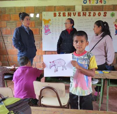 Taller de Educación Ambiental: Reconociendo Nuestro Entorno a través de la vista en la Escuela Rural Mixta Anamú Parque Churumbelos Auka Wasi El Parque Nacional Natural Serranía de los Churumbelos
