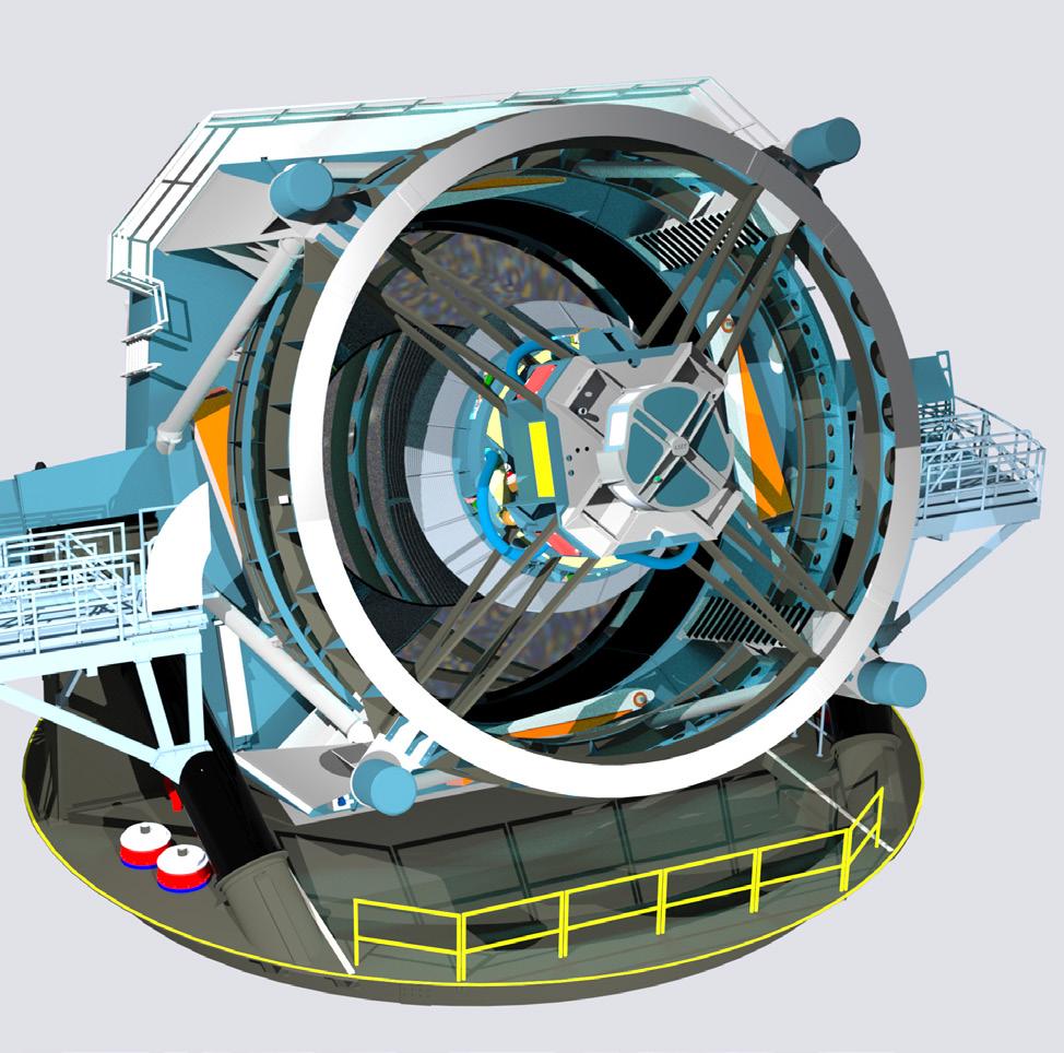 Treinta Metros (TMT), basado en la arquitectura de espejo de pequeños segmentos de los Telescopios Keck.