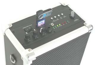 El alcance del micrófono de mano inalámbrico por VHF es de aproximadamente 50 metros bajo condiciones ideales.