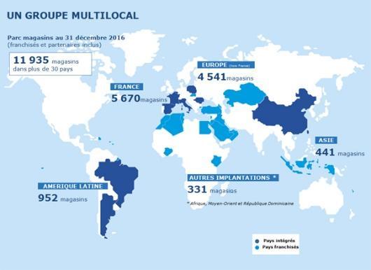 Nuestra actividad Todo cuenta Multilocal: 11.935 tiendas en 30 países de cuatro continentes. Multiformato : 43 años en España con de 850 tiendas adaptadas a cada entorno.