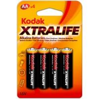 Pilas Kodak Alcalinas XtraLife AA (LR06) Pack 4. Tipo: AA (LR06) Voltios: 1,5 v.
