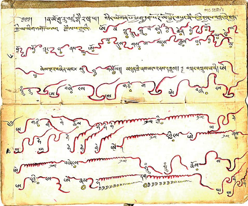 gráfica tibetana.
