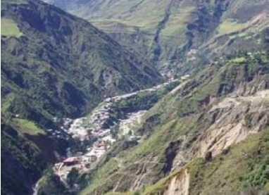 1.4 ASPECTOS GEOMORFOLOGICOS La mina Parcoy se emplaza en una franja montañosa de la Cordillera Central de los Andes, con topografía accidentada y fuertemente tectonizada, disectada por el río Parcoy