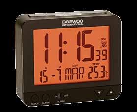 DESPERTADOR DIGITAL Reloj de diseño con pantalla retroiluminada DBF183 EAN: 8413240594420 DBF182 EAN: 8413240594413