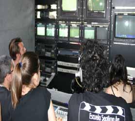 Curso de Televisión Multicámara 3 Prácticas principales: Las prácticas de realización multicámara son las principales de este curso (un 40% del contenido total del mismo).