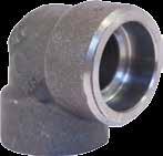 SWFITTINGS Saidi Spain CODO 90º SW 3000LBS A105 CODO 90º SW Especificaciones Material Normativa Acero carbono ASTM A105 NACE MR 0175 Rating: 3000LBS PED 97/23/CE CODOS 90º 3000LBS / 6000LBS SW
